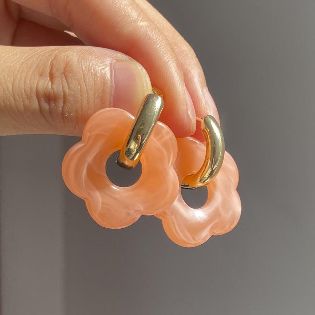 Levoire | Boucles D'Oreilles Amore Pour Femmes En Plaqué Or Orange