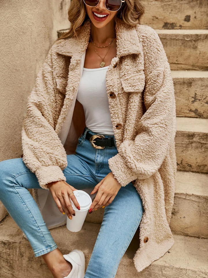 Levoire | Élégant Gilet En Tricot Pour Femmes Abricot