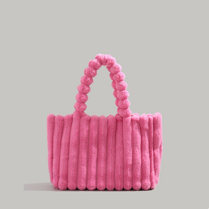 Levoire | Sac en peluche pour femmes Himbeerrrot