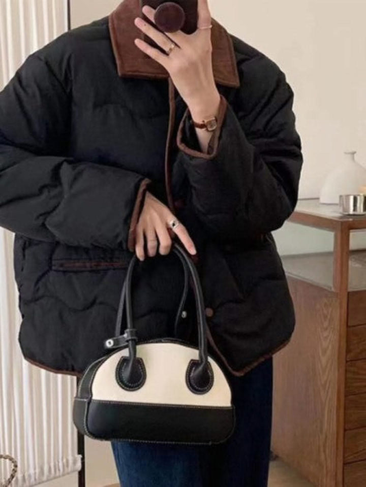 Levoire | Veste Courte En Duvet Pour Femmes Pour Le Style Et Le Confort Noir