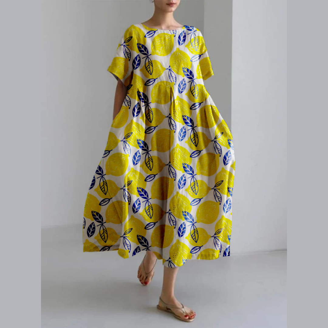 Levoire | Robe courte à motif floral LX58