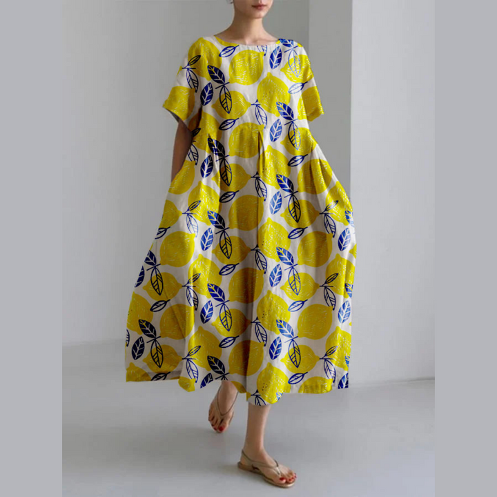 Levoire | Robe courte à motif floral LX58