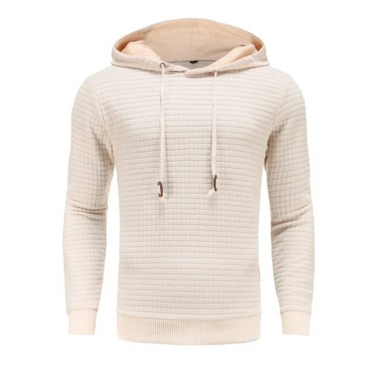 Levoire | Chauffant Pull Hommes Capuche Beige