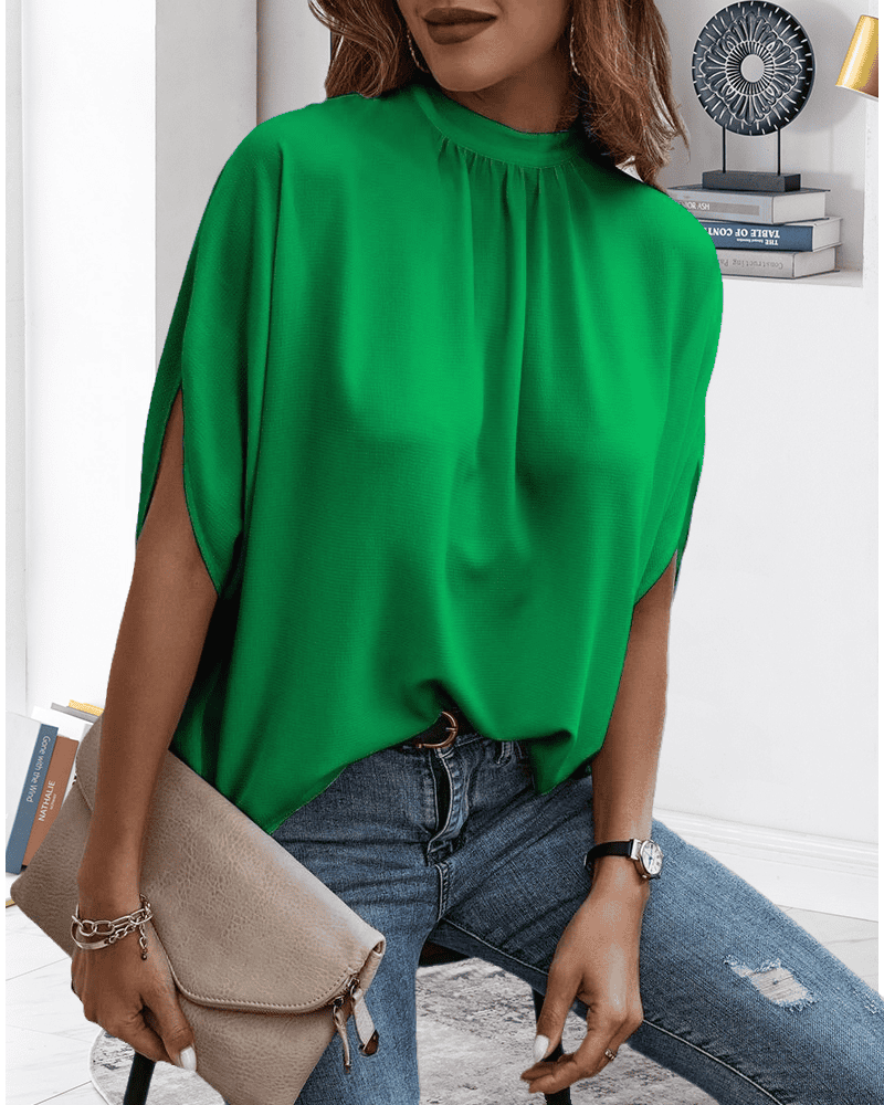 Levoire | Blouse Avec Un Motif Tendance Et Une Fente Au Niveau Des Manches