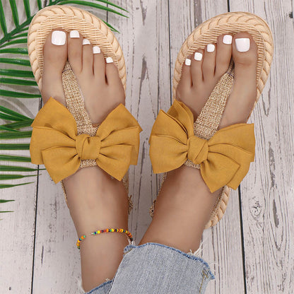 Levoire | De Plage Avec Nœud Papillon Jaune