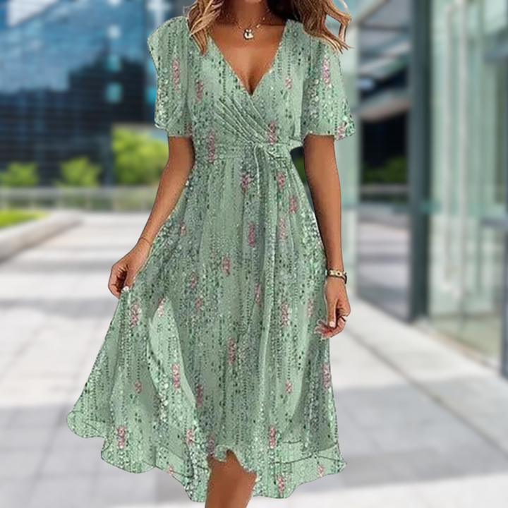 Levoire | Robe Élégante Simple Et Moderne Vert clair