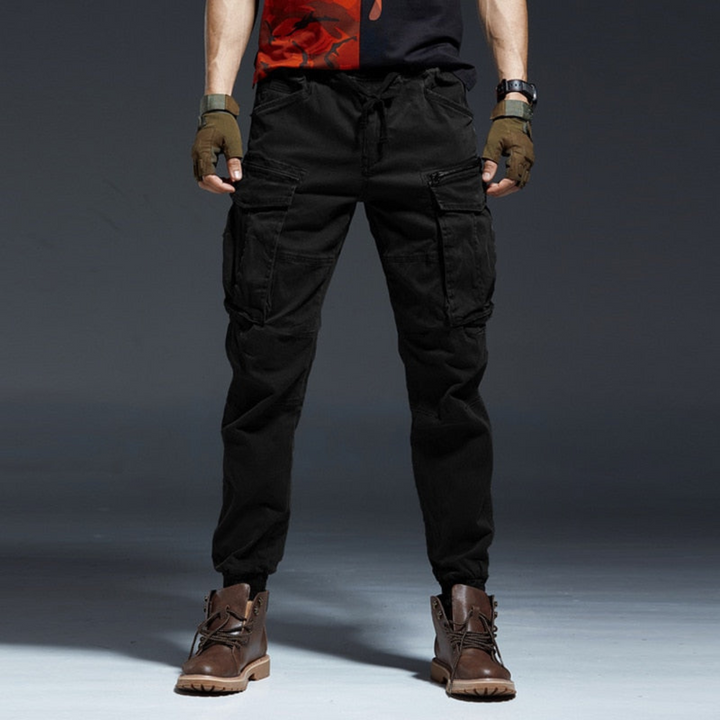 Levoire | Pantalon De Jogging Cargo Pour Hommes Noir