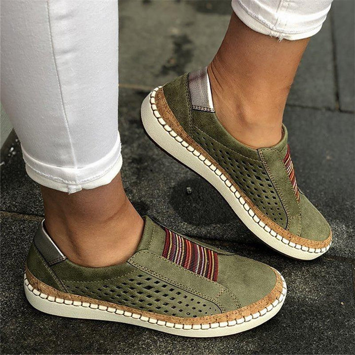 Levoire | Chaussures Pour Femmes Avec Fermeture Élastique Sneakers Vert
