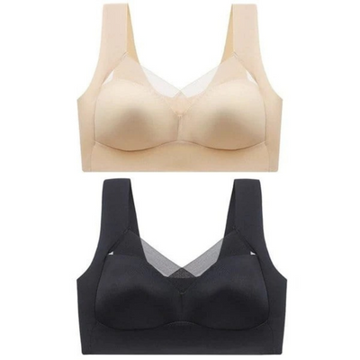 Levoire | Confortable Sans Couture Soutien Gorge 1x Beige + 2x Noir (1+2 Gratuit)
