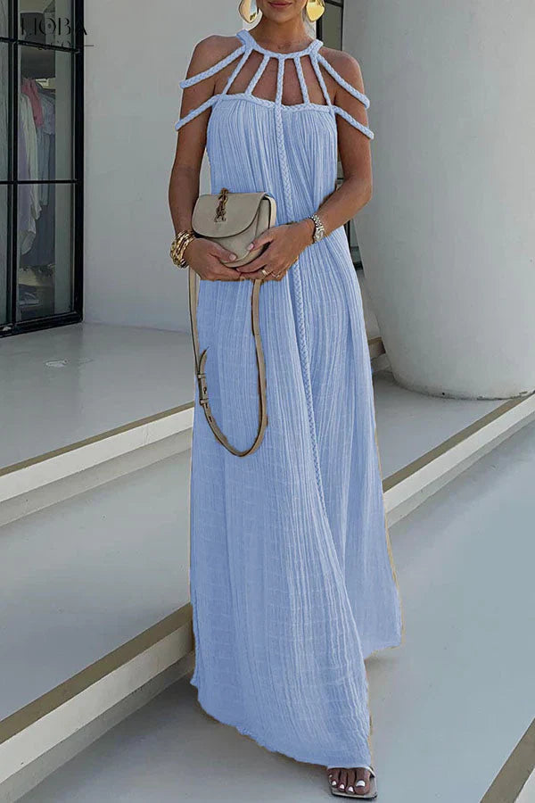 Levoire | Robe De Soirée Décontractée Bleu Taille unique