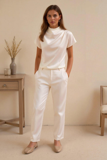 Levoire | T-Shirt Découpé Pour Femmes Coupe Décontractée