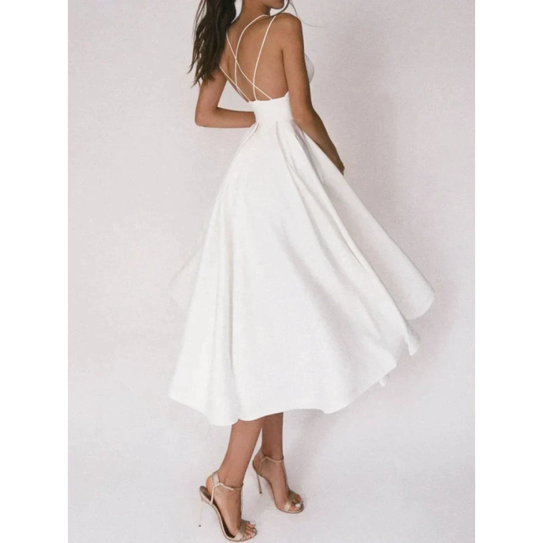 Levoire | Robe midi élégante pour événements du soir pour femmes