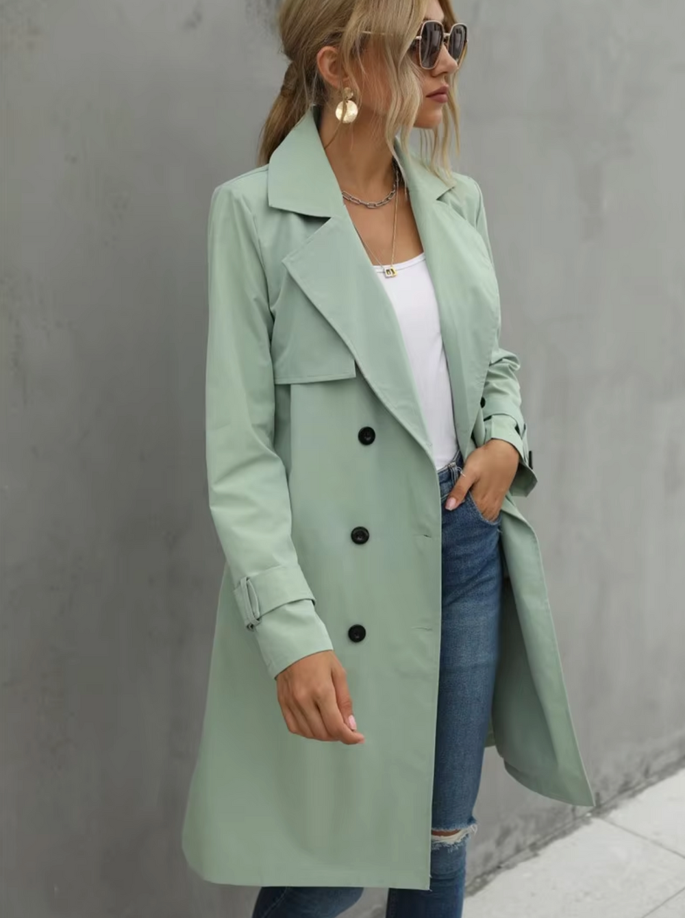 Levoire | Manteau Mi-Long Pour Les Jours Frais