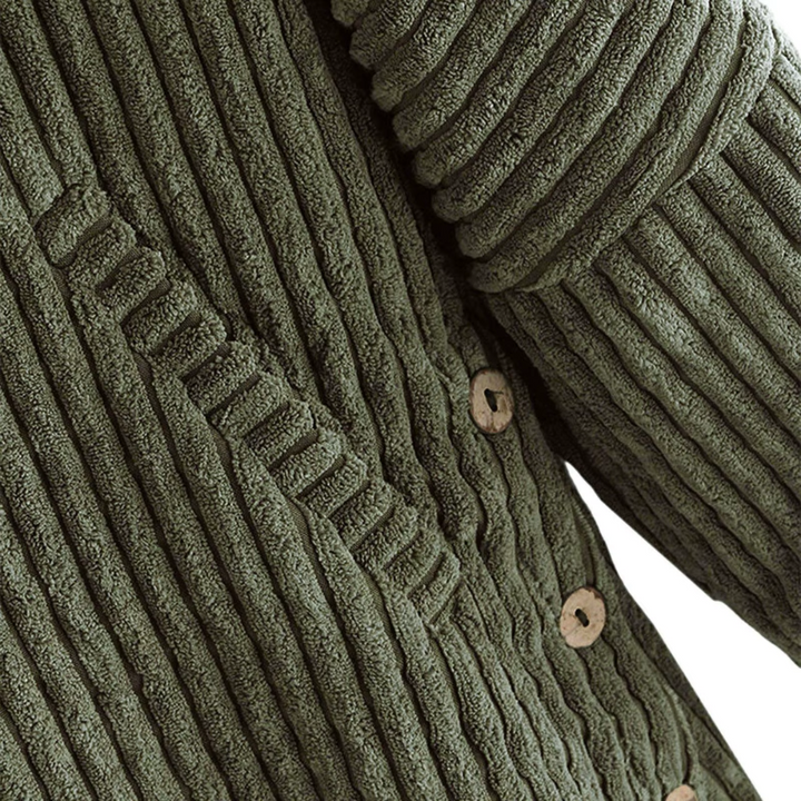 Levoire | Veste En Velours Côtelé Stylée Avec Capuche