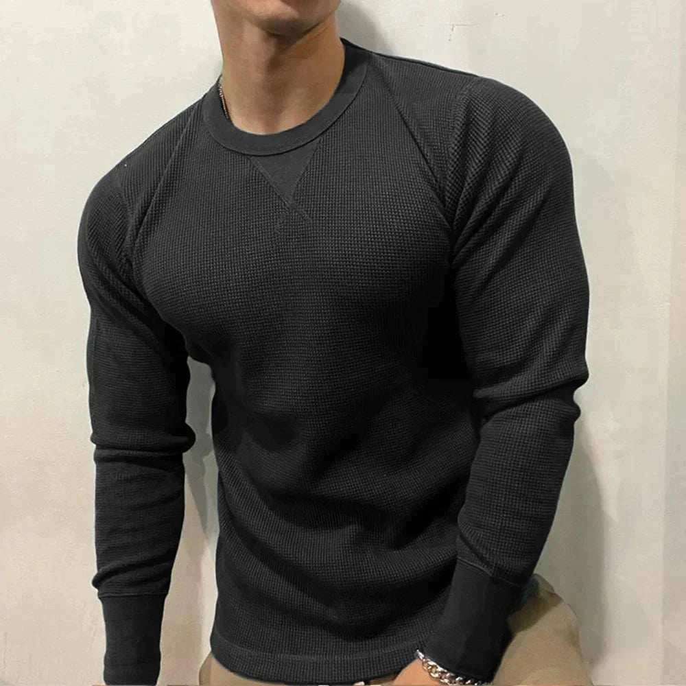 Levoire | Pull Manches Longues FR Hommes Noir