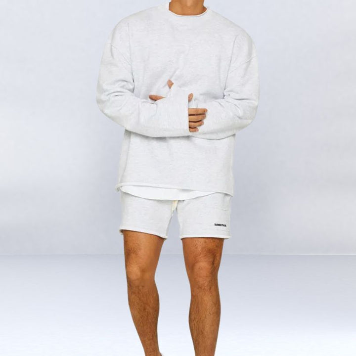 Levoire | Ensemble Confortable Pour Homme Gris Clair