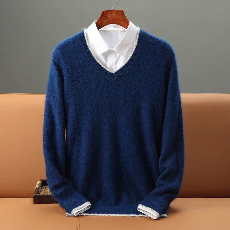 Levoire | Pull ultra doux pour chaleur et style. Bleu marine