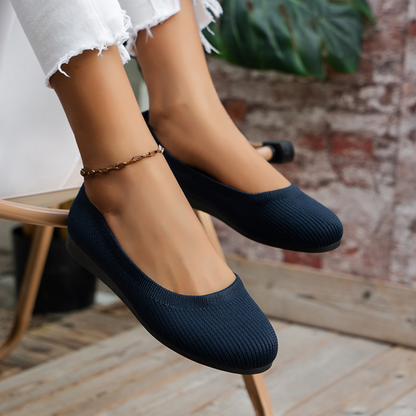 Levoire | Ballerine élégantes et respirantes Bleu Foncé