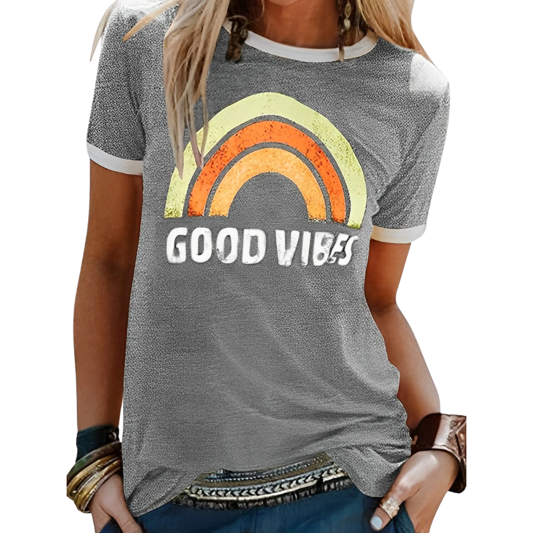 Levoire | Chemise Avec De Bonnes Vibrations Gris
