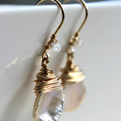 Levoire | Boucles D'Oreilles En Perles De Collecte De Vin