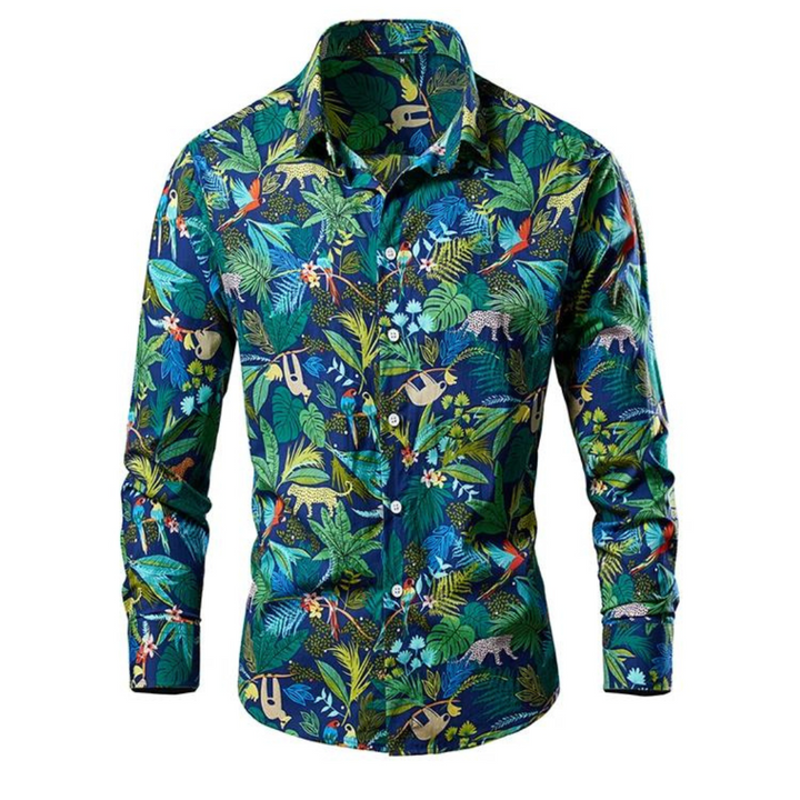 Levoire | Chemise À Fleurs Elegant Hommes
