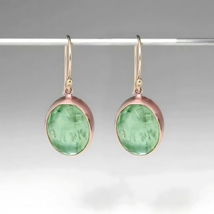 Levoire | Vert Émeraude Tippi Boucles D'Oreilles Vert 8 mm