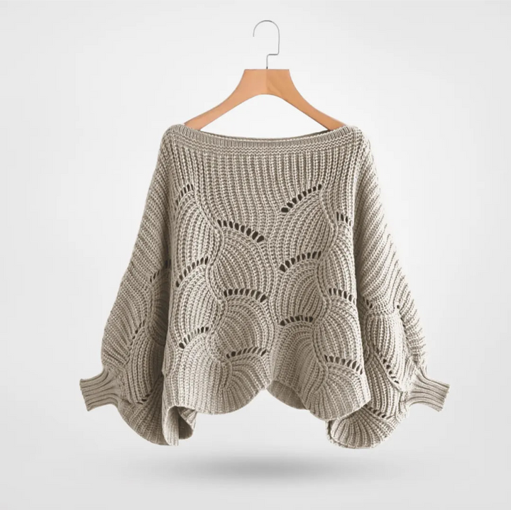 Levoire | Pull Long Manche Femmes Chaud Hiver Khaki Taille unique