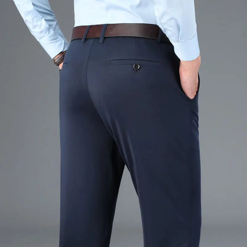Levoire | Stretch Pantalon Hommes Sit Inconfortable Bleu