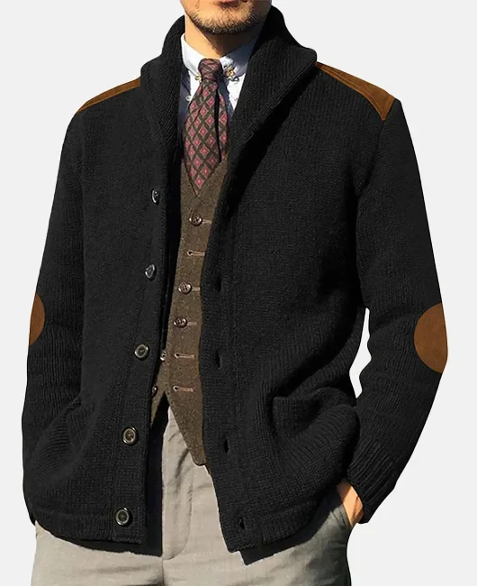 Levoire | Revers Et Poche En Tricot Unique Noir
