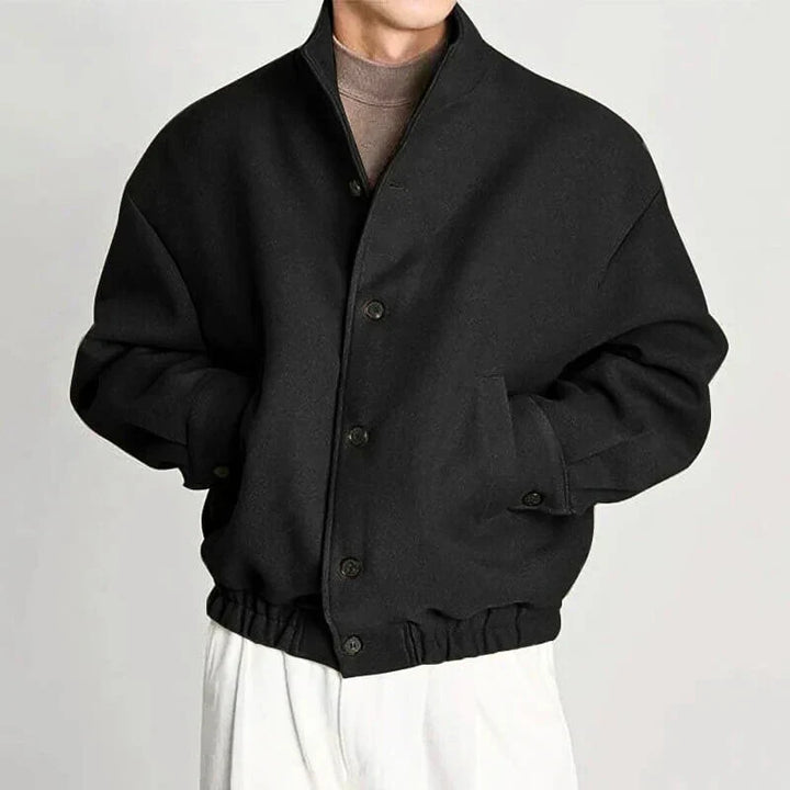 Levoire | Grandes tailles Blouson aviateur pour jours froids Noir
