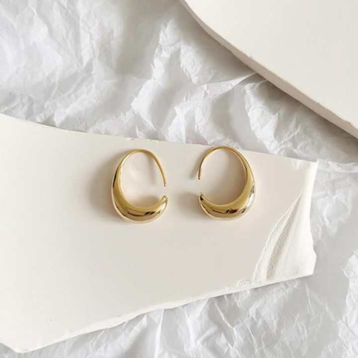 Levoire | Couture Boucles D'Oreilles En Or Et Argent Or Or