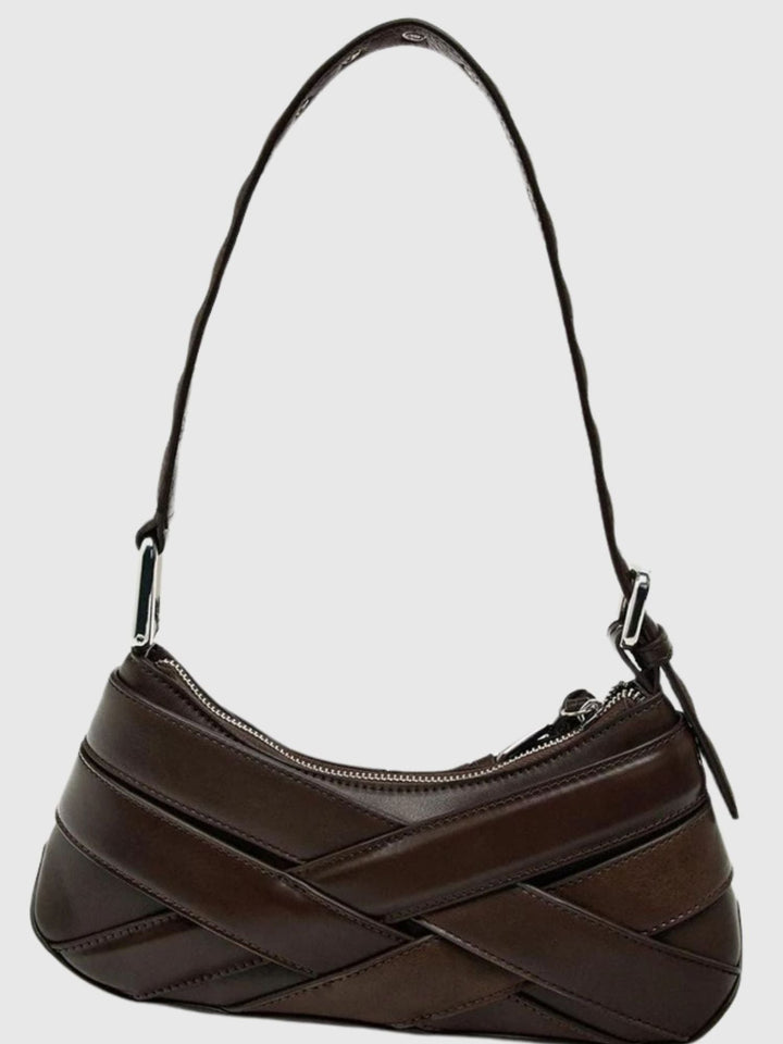 Levoire | Sac À Bandoulière En Cuir Avec Sangle Perforée