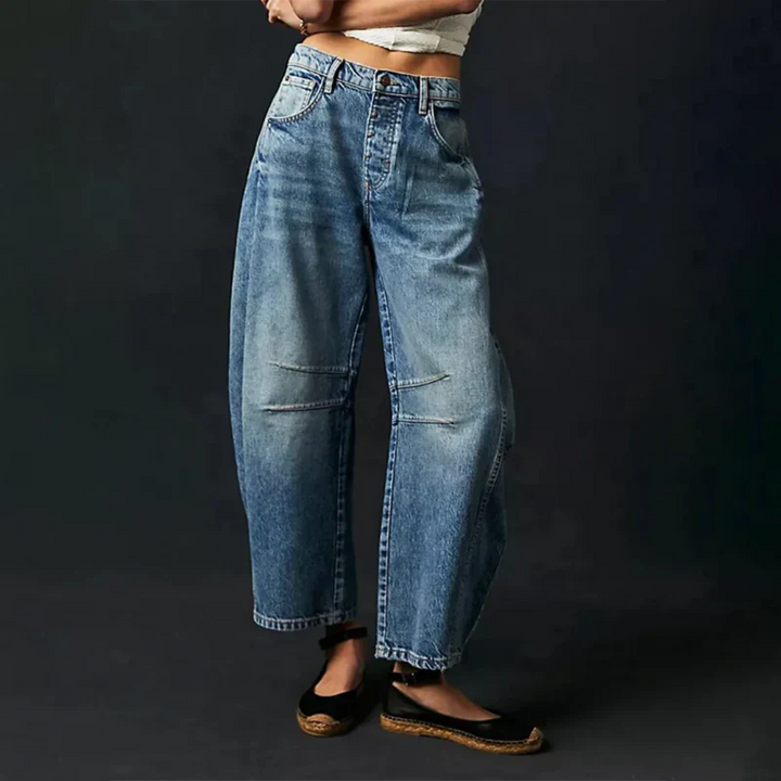 Levoire | Jeans Confortables Pour Femmes Bleu foncé
