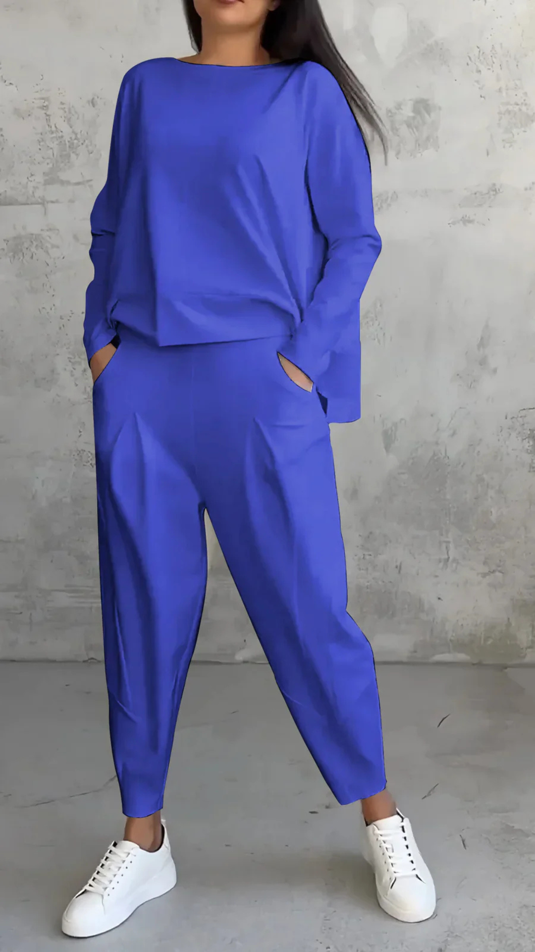Levoire | Ensemble Minimaliste Printemps Femmes Deux Pièces Bleu