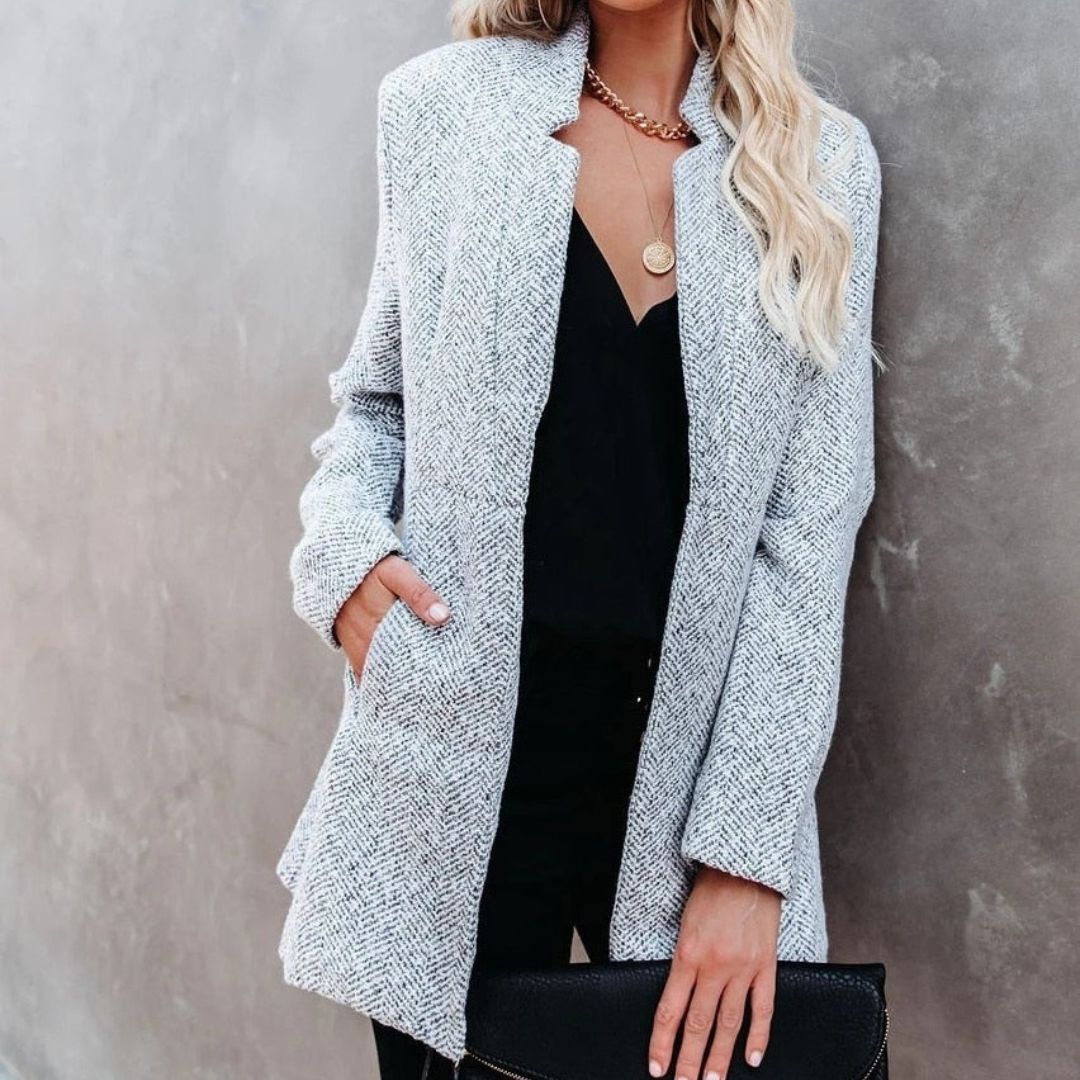 Levoire | Veste En Tweed Pour La Mi-Saison Gris clair