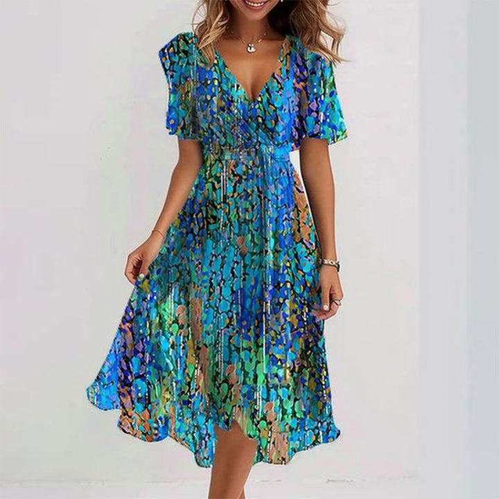 Levoire | Robe midi à manches courtes 2XL