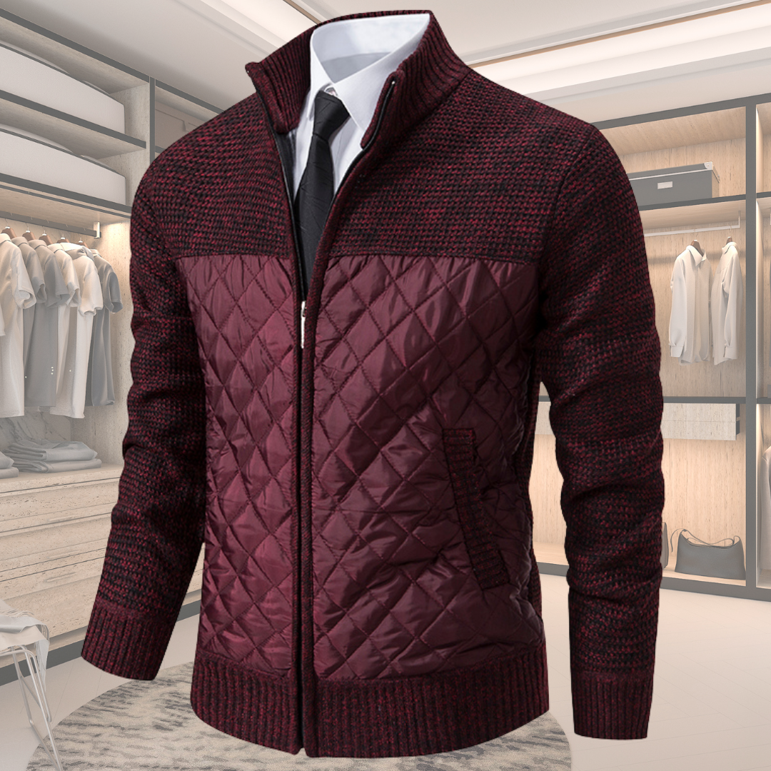 Levoire | Manteau Élégant Pour Homme Bourgogne