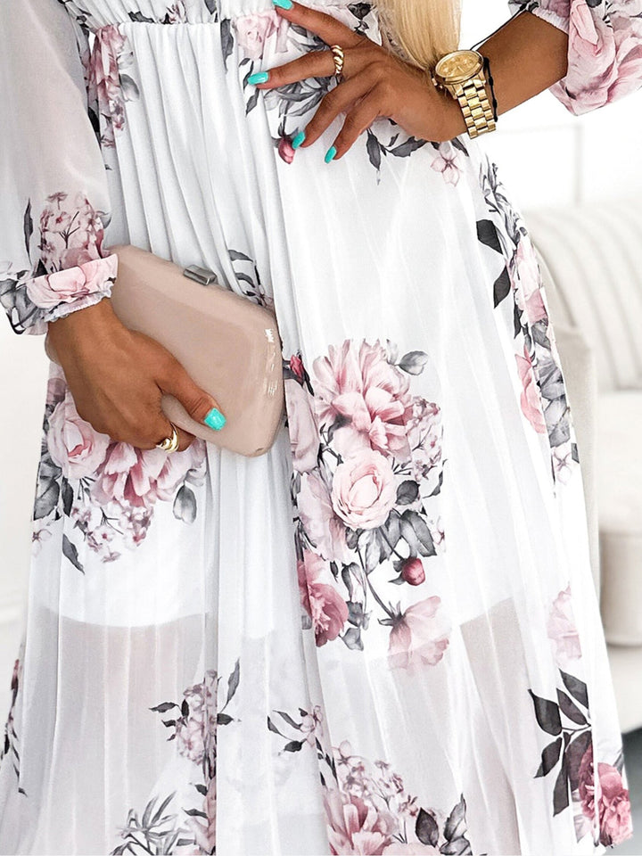 Levoire | Robe Avec Imprimé Floral Et Décolleté Profond Pour Un Look Tendance