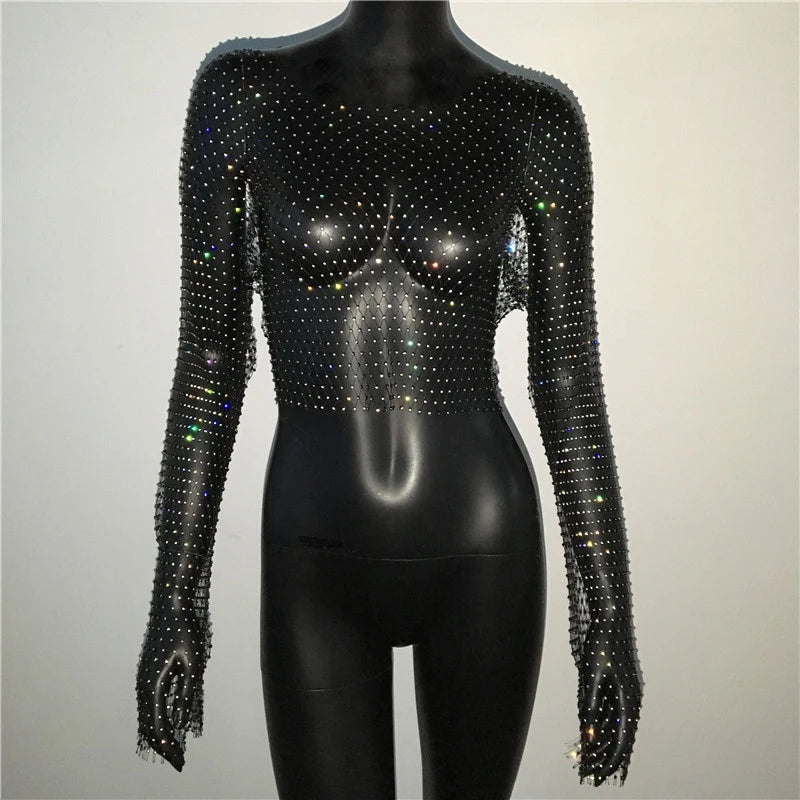 Levoire | Haut - Sexy & Frappant Col carré noir