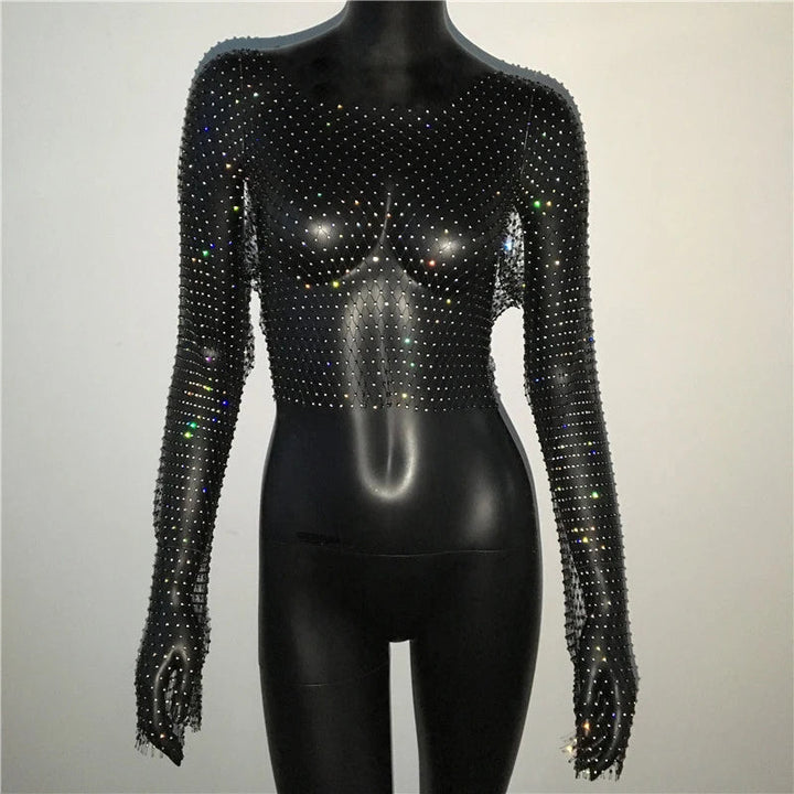 Levoire | Haut - Sexy & Frappant Col carré noir