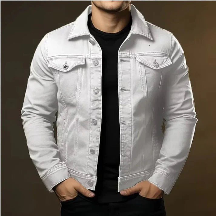 Levoire | Veste En Jean Robuste Blanc