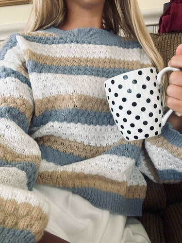 Levoire | Grande Taille Pull Pour Femmes Avec Rayures Pour Un Usage Quotidien