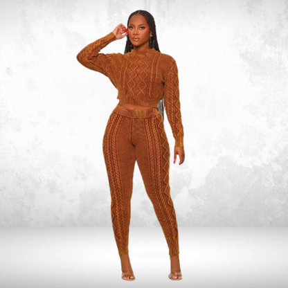 Levoire | Tricot Ensemble À Pull Deux Pièces Braun