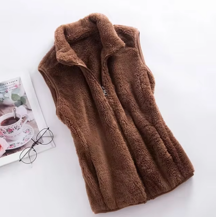 Levoire | Gilet Confortable Pour Femmes Pour Les Jours Froids Braun