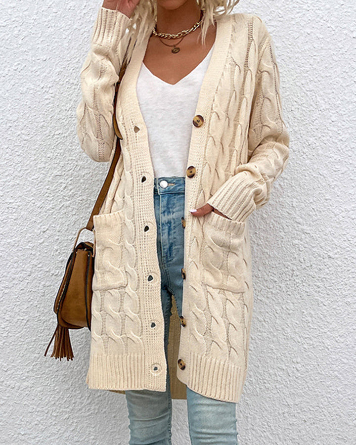 Levoire | Pull-Over À Manches Longues En Matériau Confortable Khaki