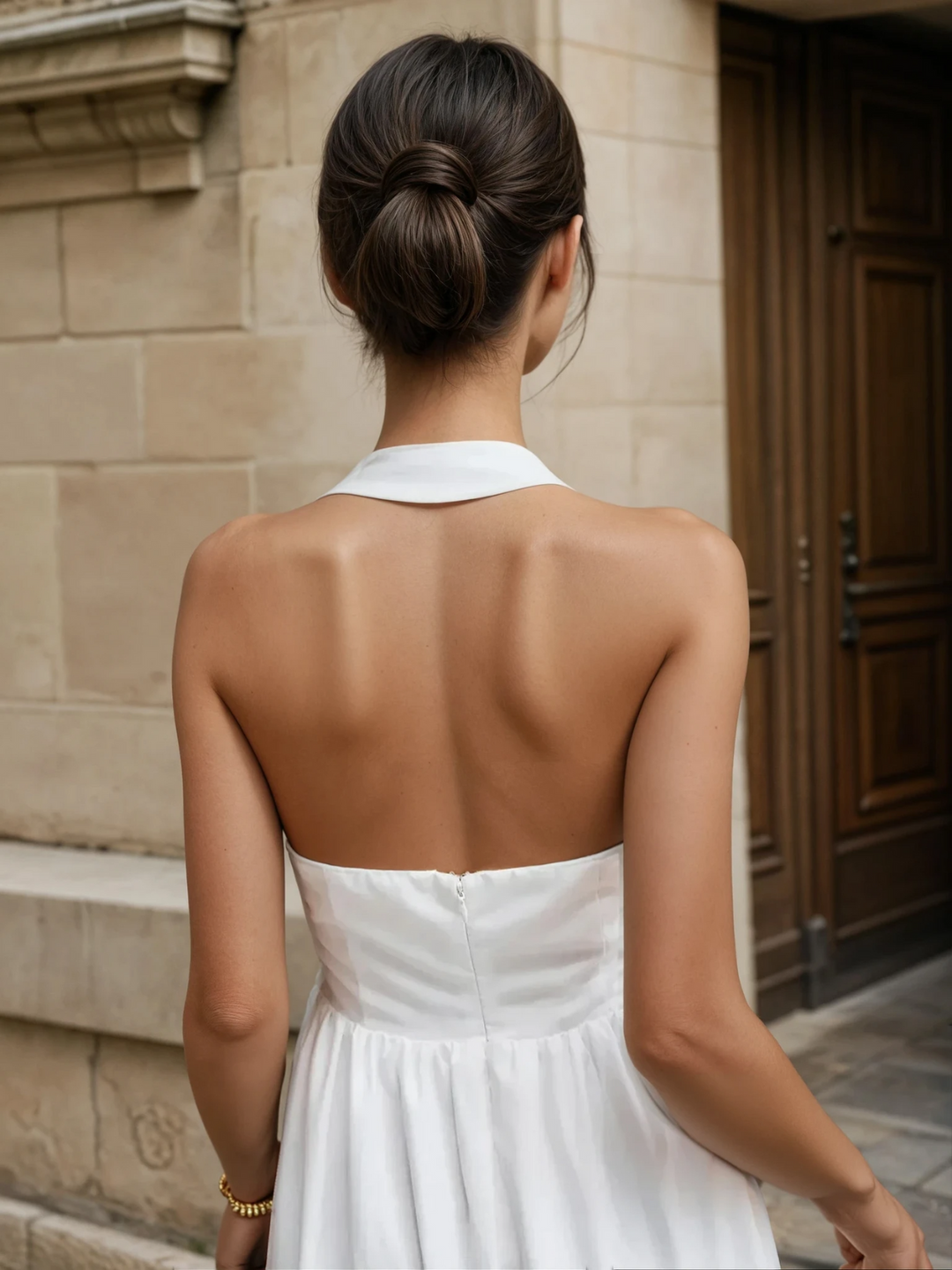 Levoire | Robe Longue A-Ligne En Coton Et Dentelle De Lin Élégante