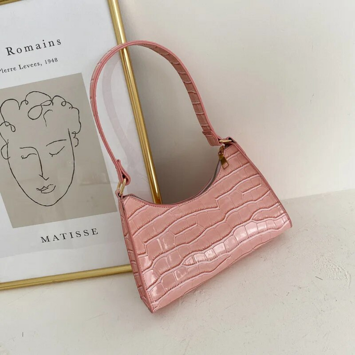 Levoire | Sac pour femmes élégante en cuir à épaule Rosa