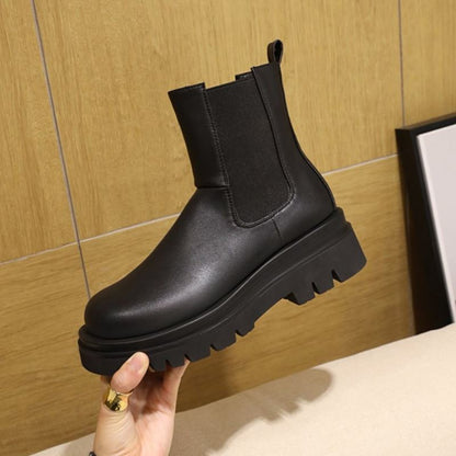 Levoire | Bottes À Plateforme Encombrantes Pour Femmes Noir2