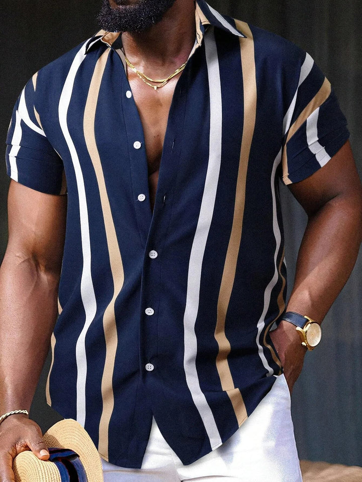 Levoire | Chemise Rayee Elegant Hommes