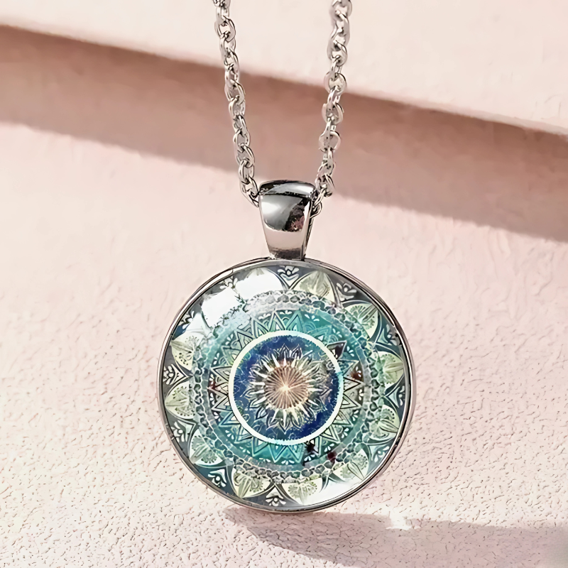Levoire | Vinicole Bleu Mandala Collier